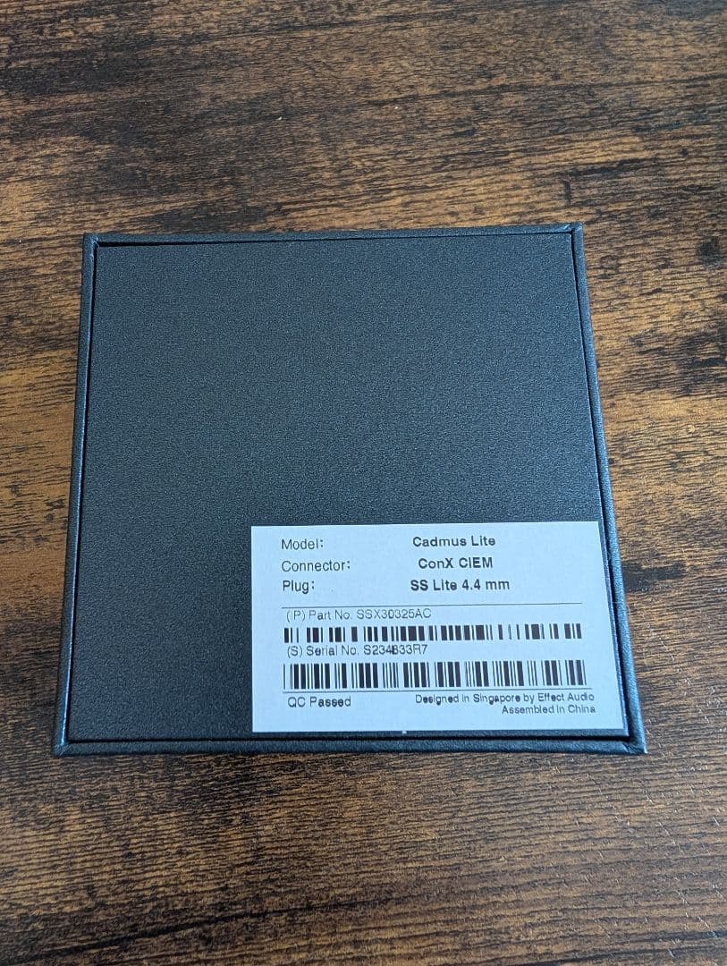 EFFECT AUDIO Cadmus Lite　2pin 4.4mm