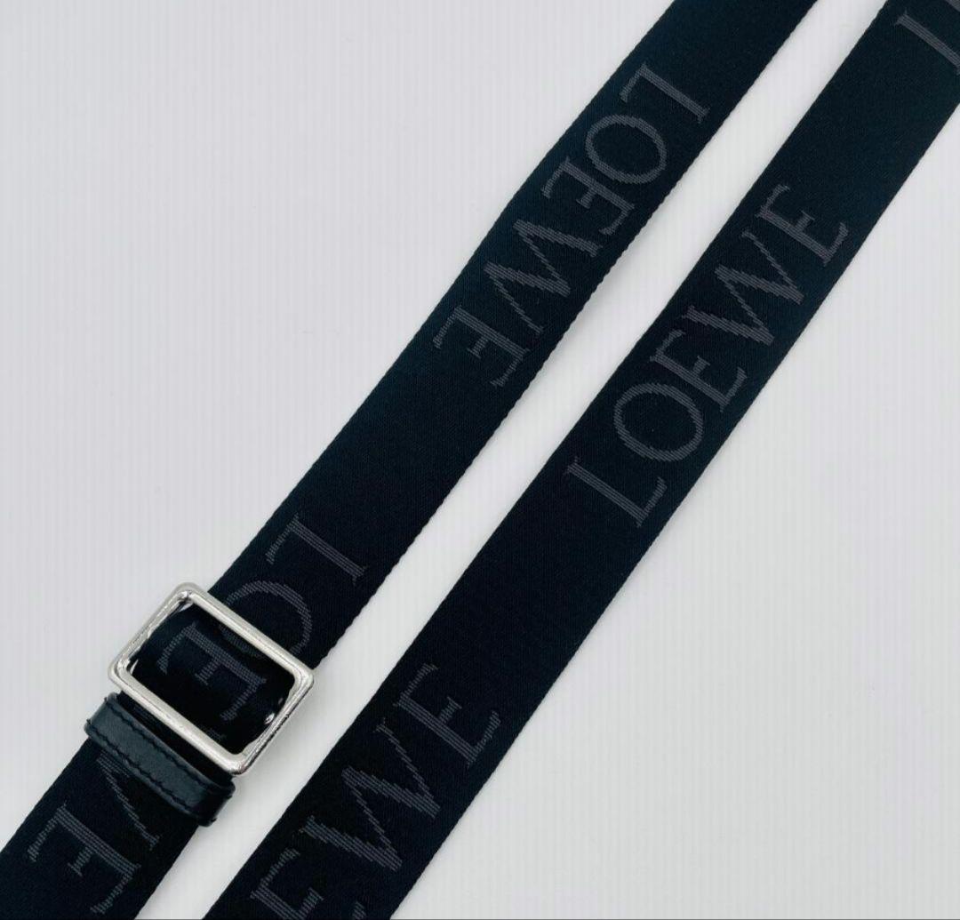 【美品】ロエベ クロスボディ カメラ バッグ ブラック ショルダー