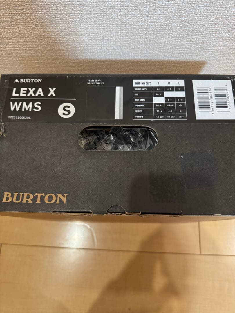 BURTON LEXA ビンディング S ブラック/ホワイト
