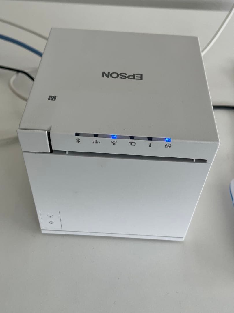 美品EPSON プリンター　バーコードリーダー スタンド　カードリーダー　セット