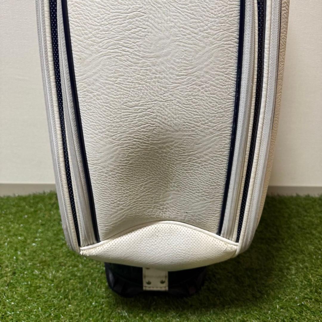 J.LINDEBERG J.リンドバーグ キャディバッグ レザー ホワイト