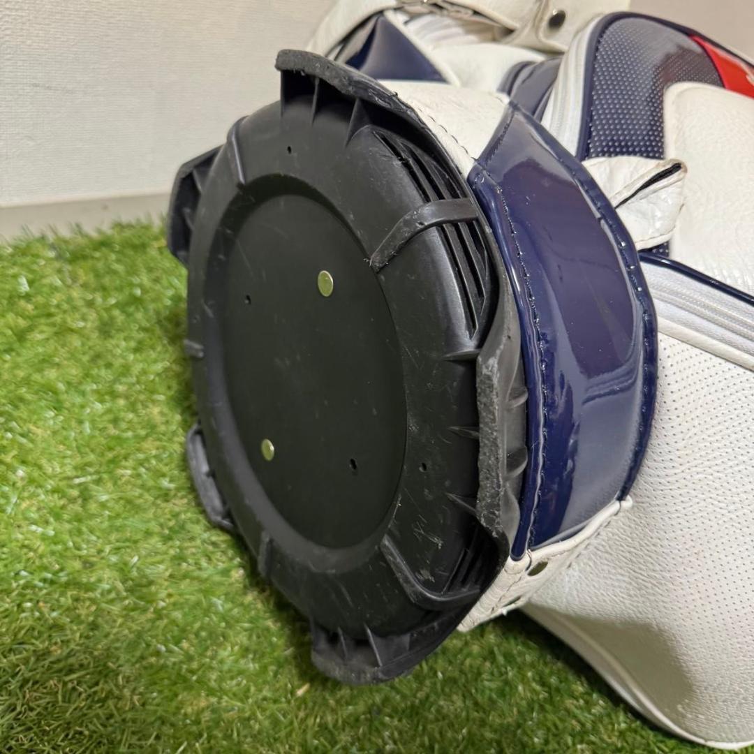 J.LINDEBERG J.リンドバーグ キャディバッグ レザー ホワイト