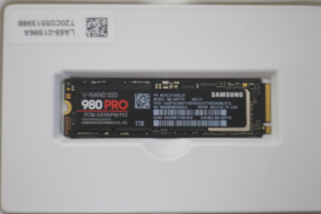 Samsung 980 PRO 1TB 内蔵型SSD NVMe M.2