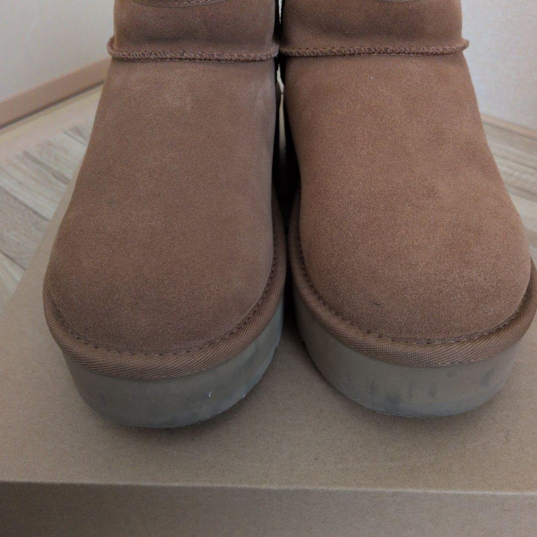 UGG Ultra Mini Platform チェスナット 23.5