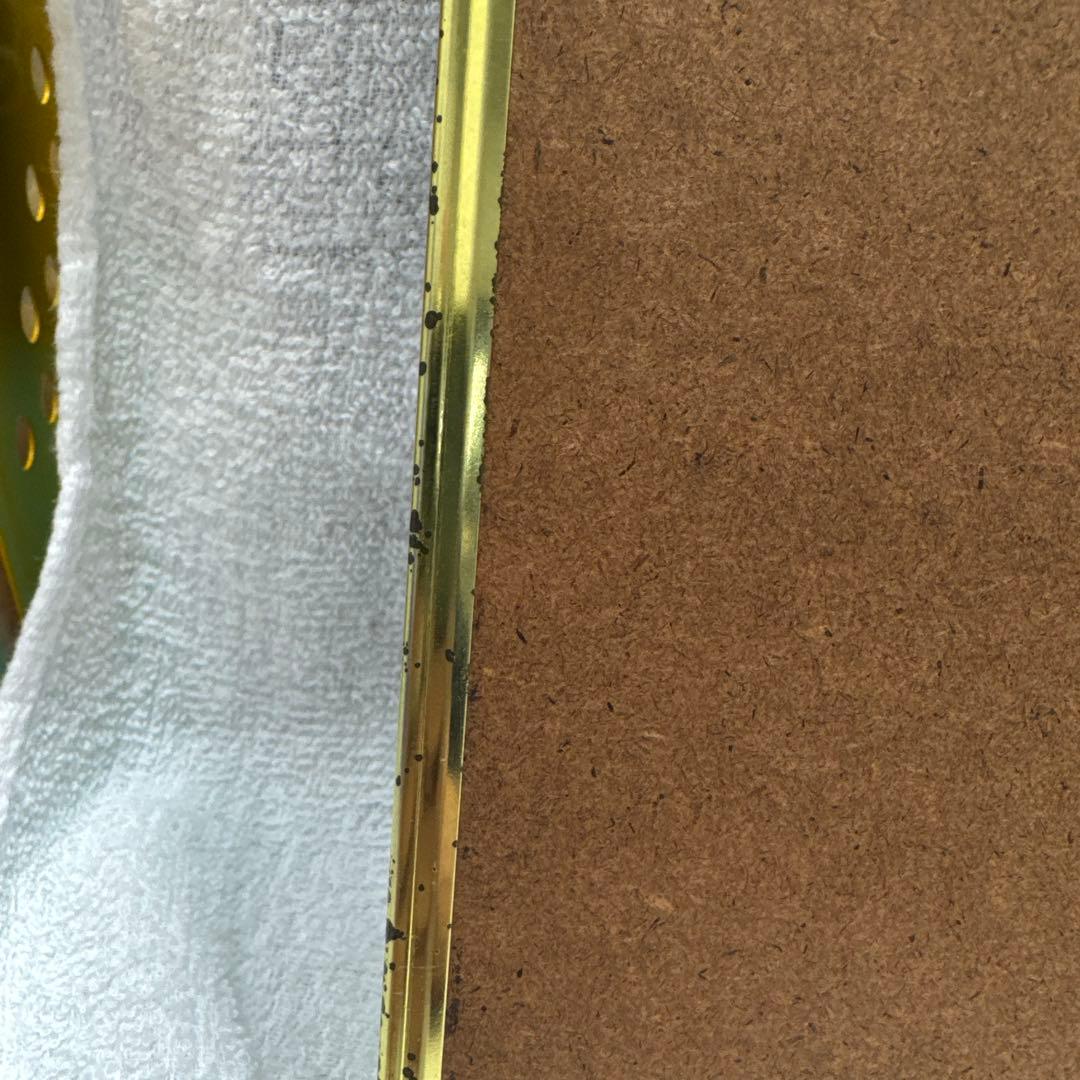 矢沢永吉　Ｅ.YAZAWA 鏡　パブミラー　昭和レトロ　極美品　金縁