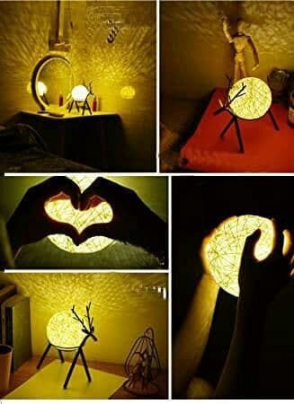 ぽち　テーブルライト led 10段階調光 リモコン付き13