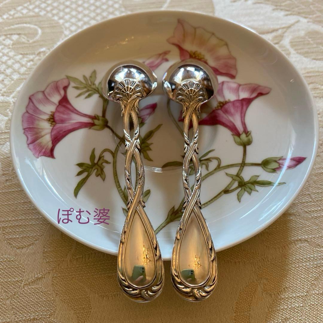 【ピュイフォルカ】 純銀 スプーン １本「パヴェの煌めき／ロワイヤル」