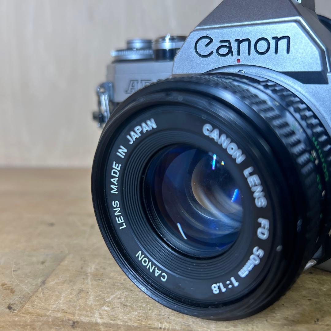 Canon AE-1+FD 50 f1.8 完動ボディー極美品