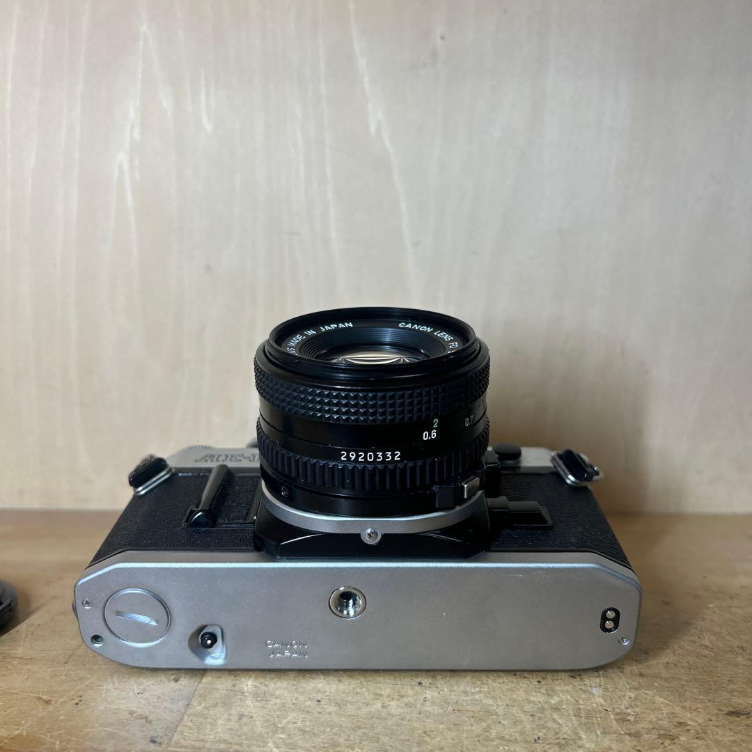 Canon AE-1+FD 50 f1.8 完動ボディー極美品