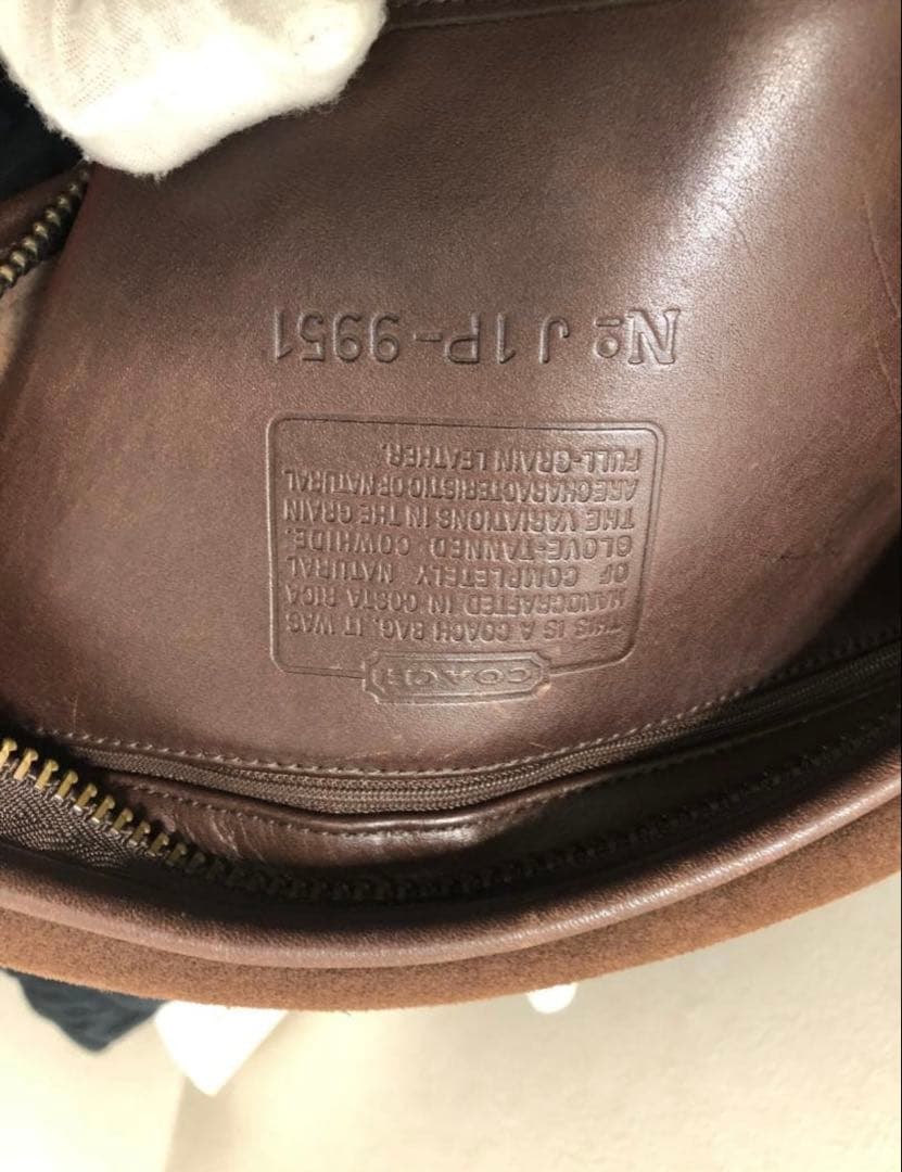 OLD COACH レザー ショルダー バッグ オールドコーチ