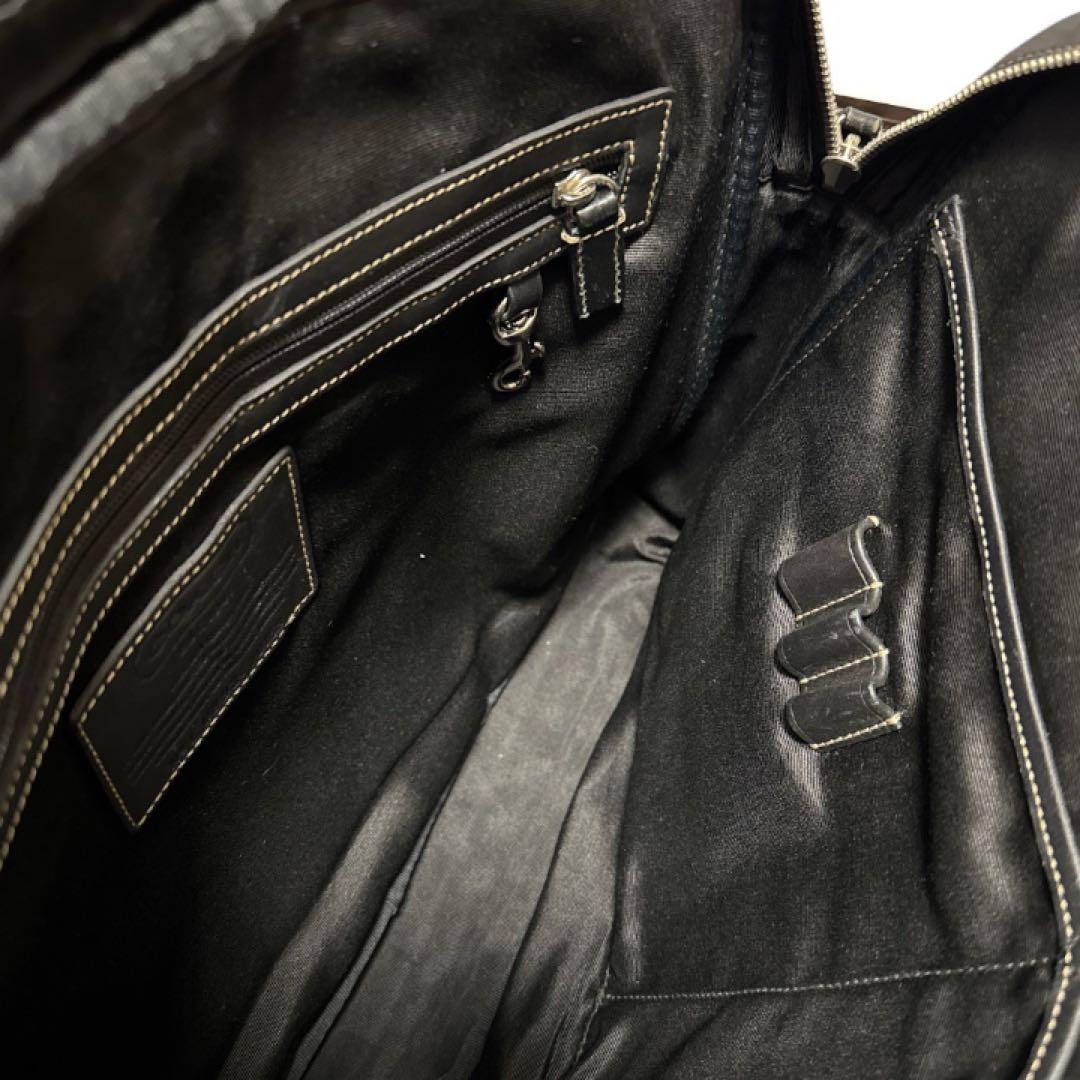 COACH コーチ 2way ビジネスバッグ ブラック 70168 カーフレザー