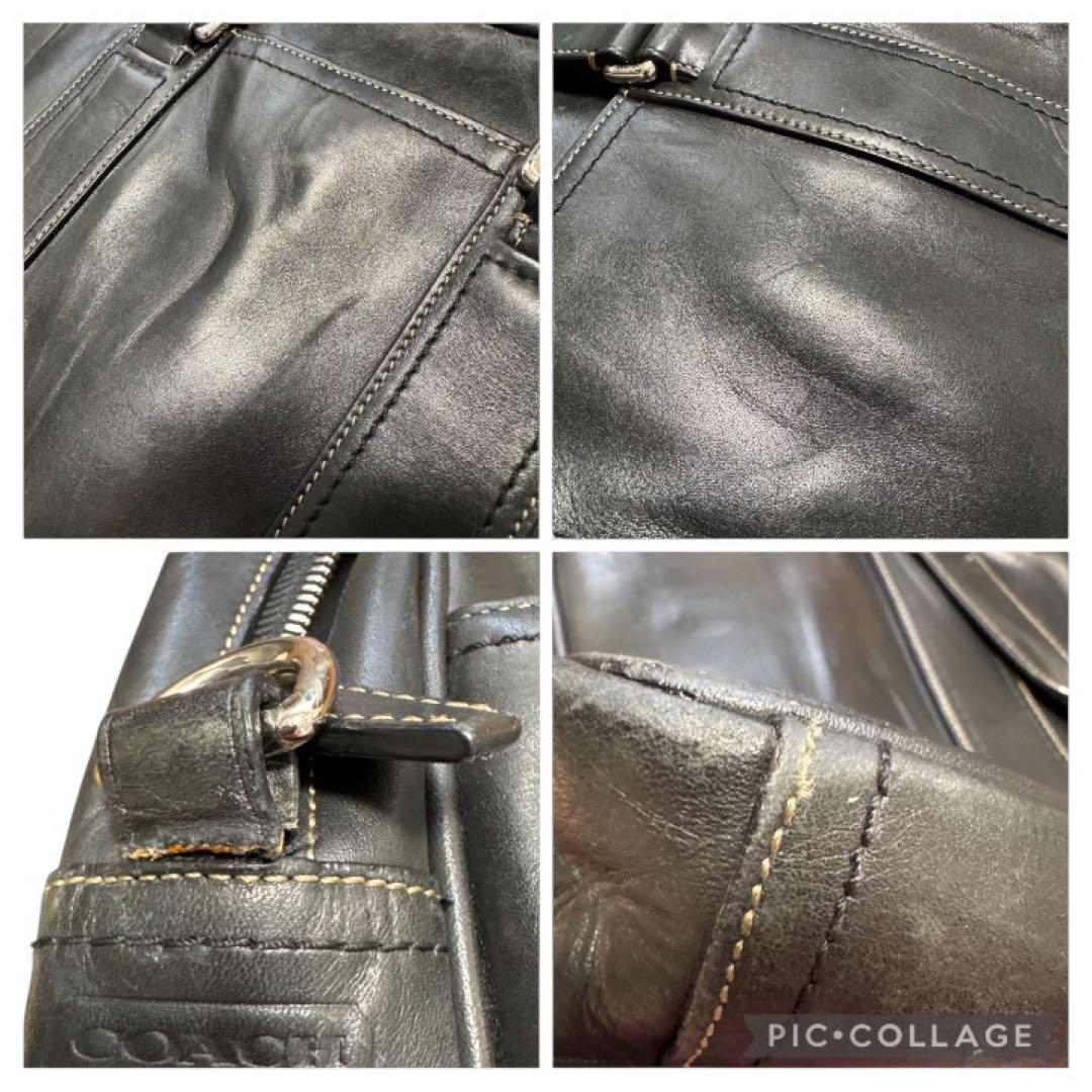 COACH コーチ 2way ビジネスバッグ ブラック 70168 カーフレザー