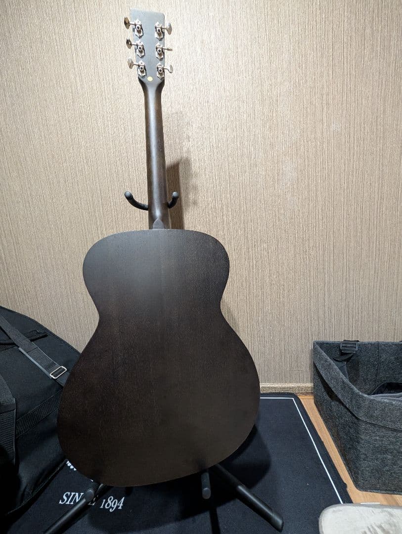 美品/S.yairi YF-04/BLK 改チューナー付エレアコ　ケース付