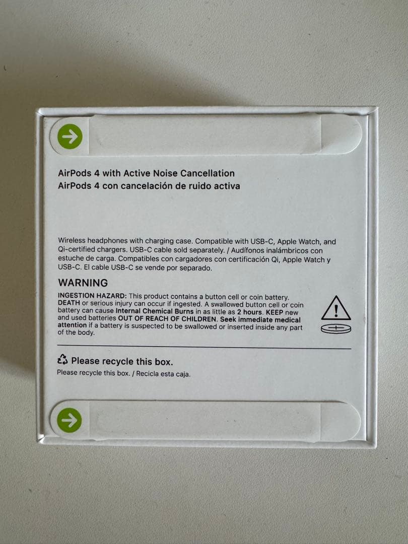 Apple アクティブノイズキャンセリング搭載AirPods 4