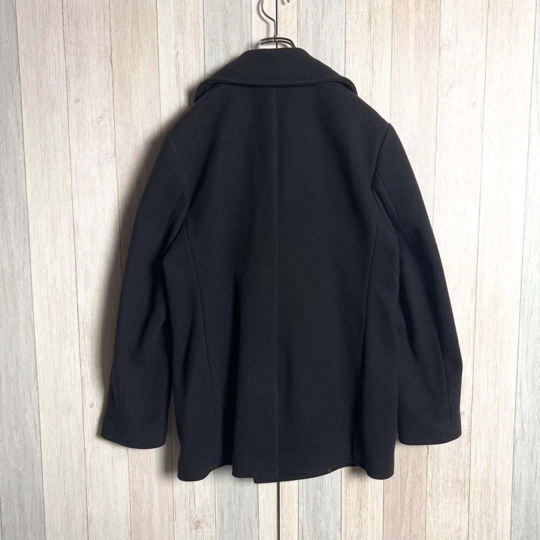 3271【希少イタリア製・美品】現行 ラルフローレン メルトンウール ピーコート