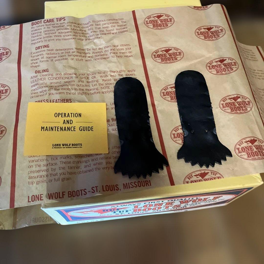 LONE WOLF BOOTS カーペンターツートン8インチ