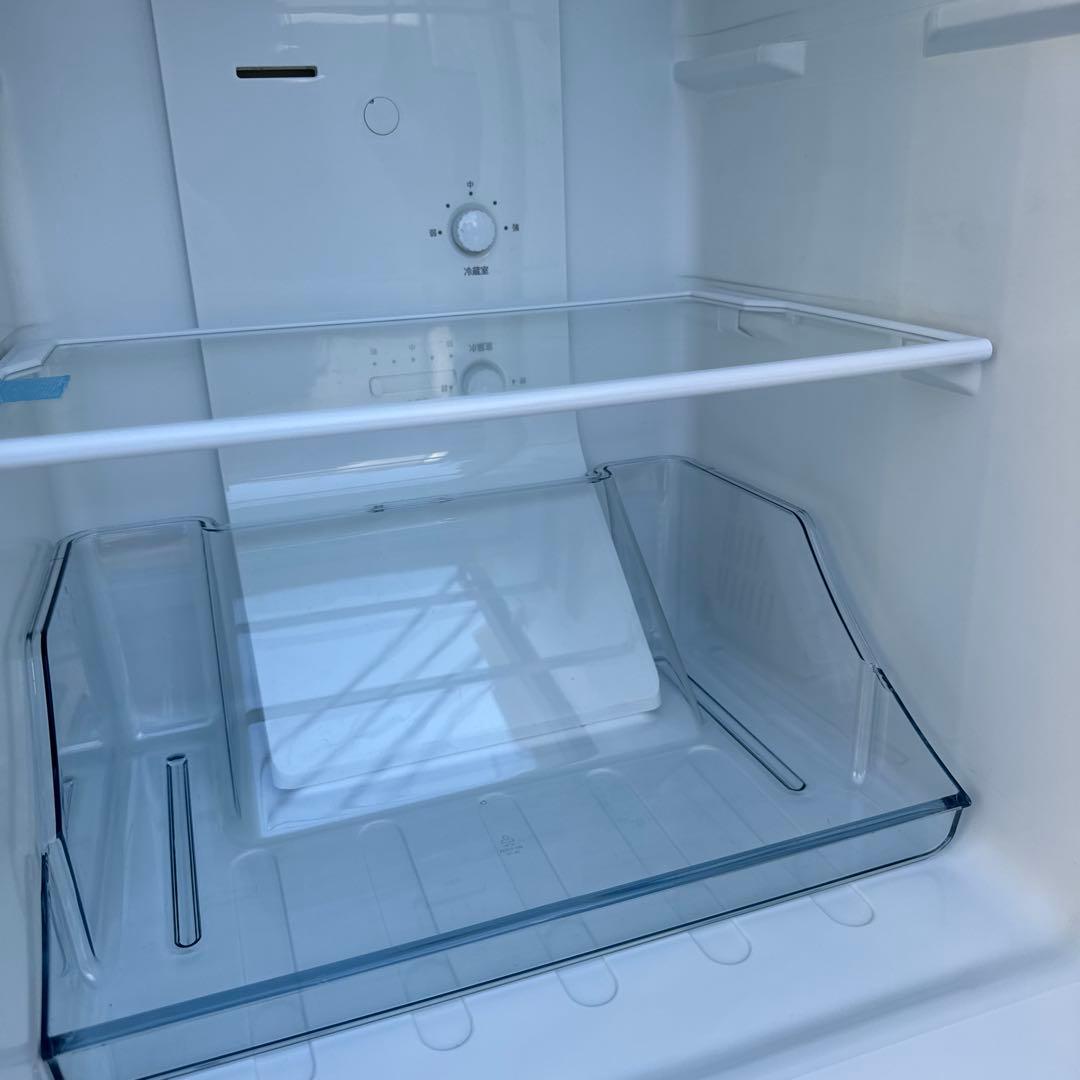 美品 HITACHI 2021年製 2ドア冷蔵庫 メタリックシルバー 154L