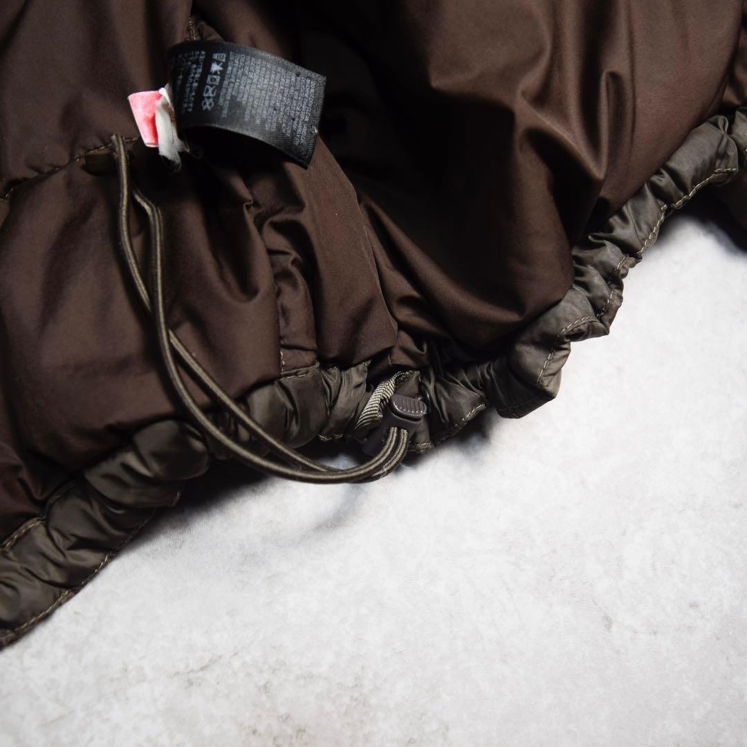 THE NORTH FACE ダウンジャケット ブラウン 肉厚 ヌプシ 550