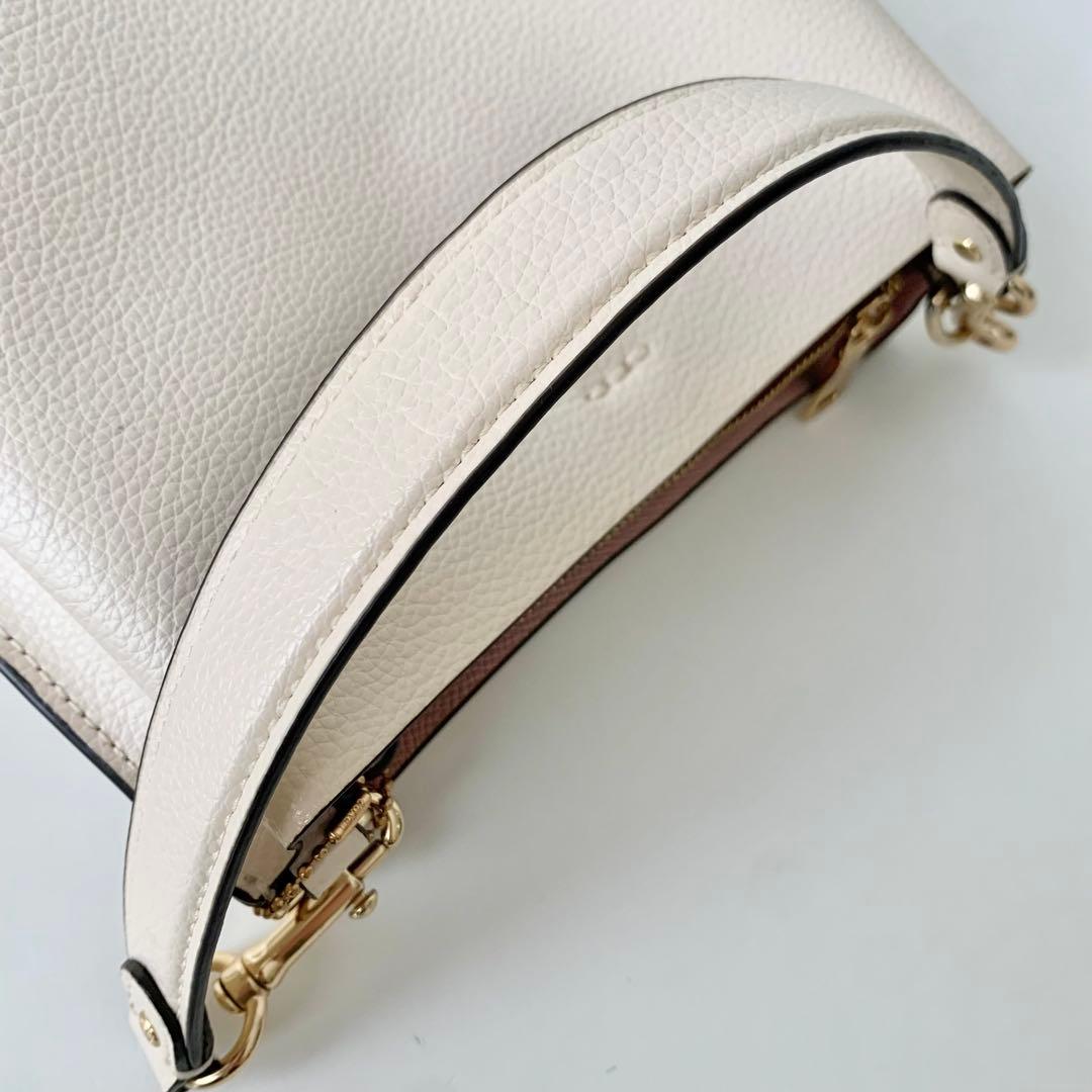 【COACH】コーチ　モリー　バケットバッグ　アイボリー　ホワイト　2way