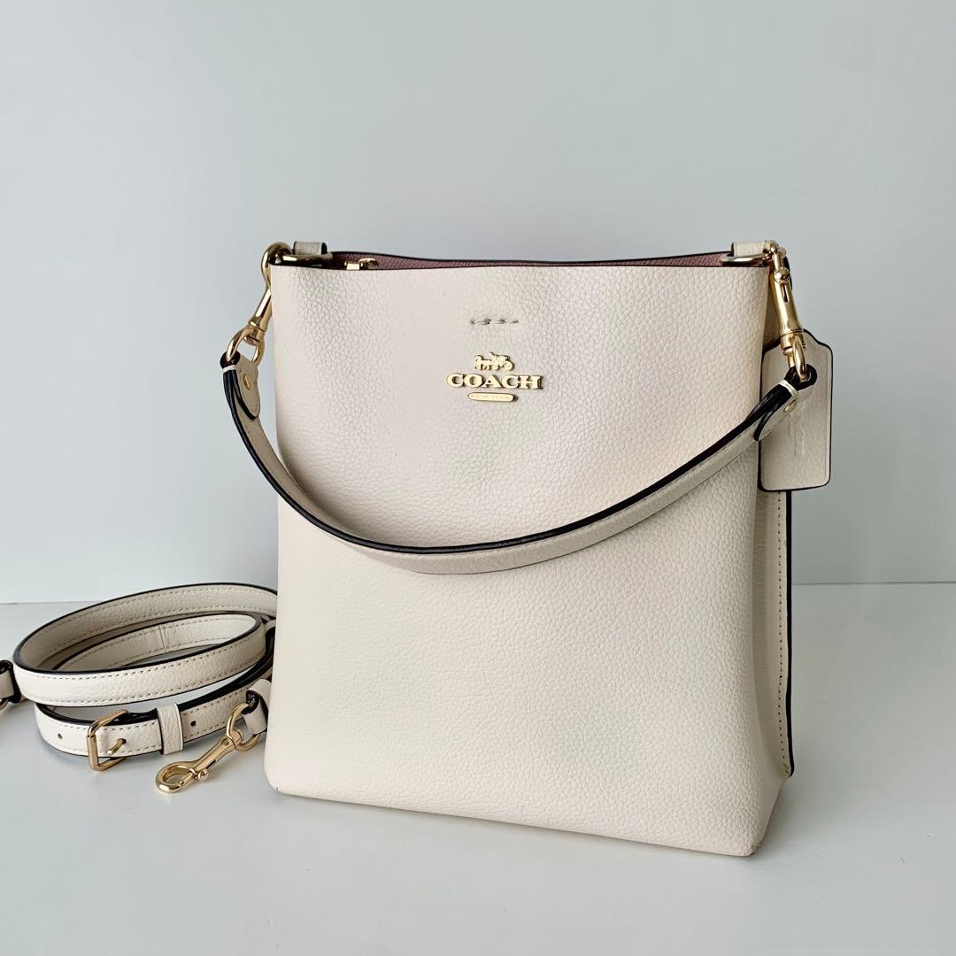 【COACH】コーチ　モリー　バケットバッグ　アイボリー　ホワイト　2way