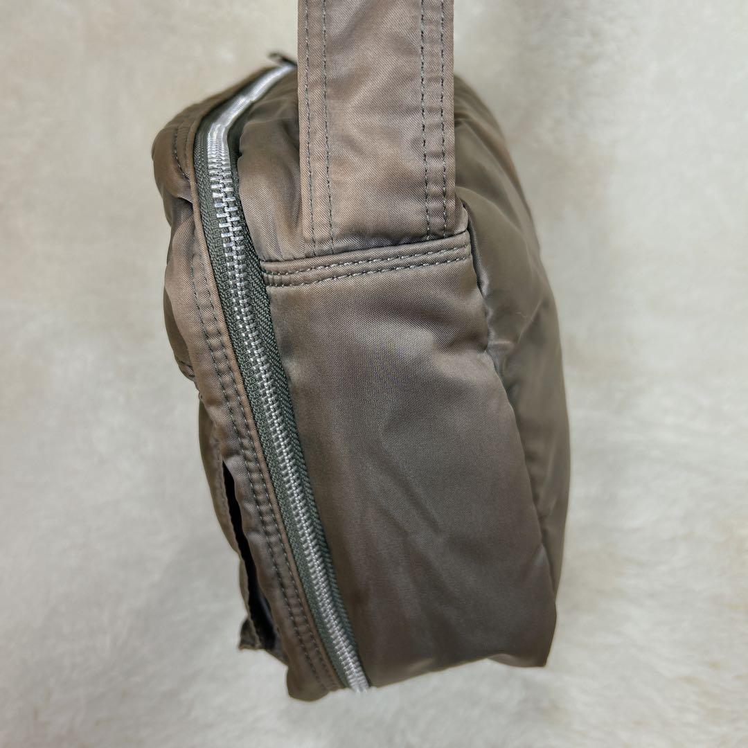 ✨現行✨ PORTER 2層式 タンカー ショルダーバッグ シルバーグレー