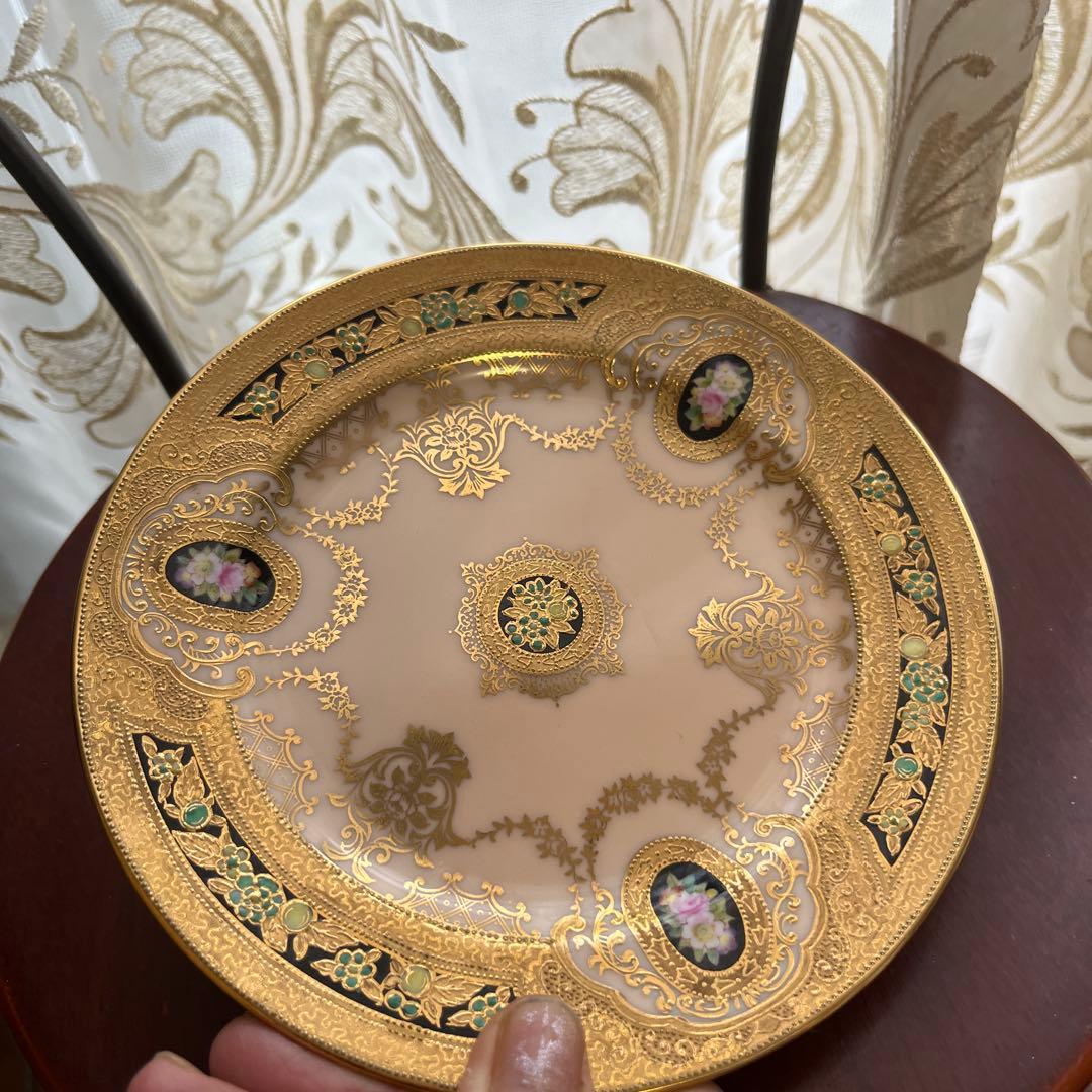 最終処分特価オールドノリタケマルキ金彩が豪華なプレート素敵なインテリア　オススメ