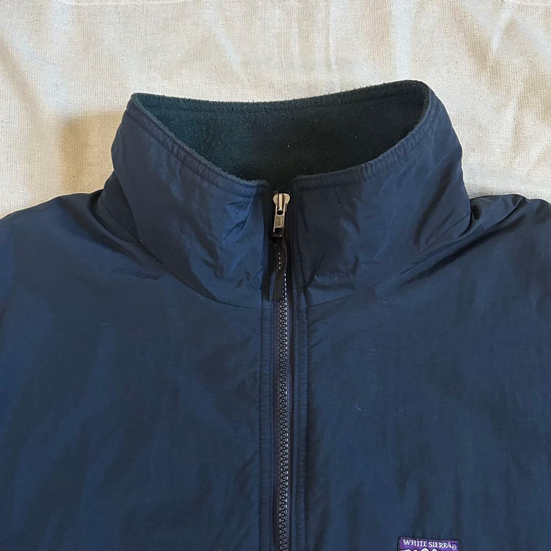 チ*☆様 90s WHITE SIERRA シェルドシンチラ ネイビー XLホワ