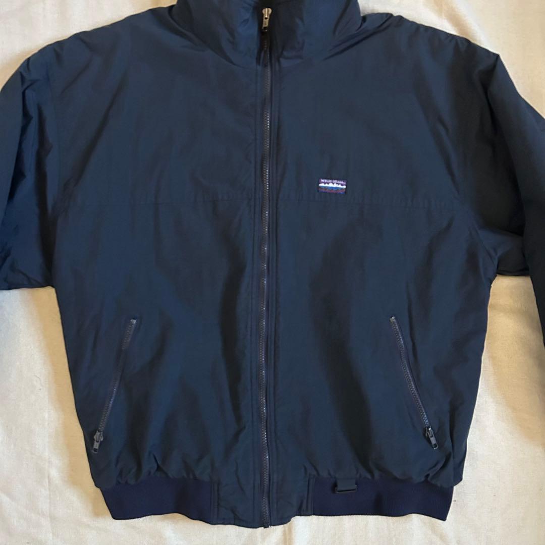 チ*☆様 90s WHITE SIERRA シェルドシンチラ ネイビー XLホワ