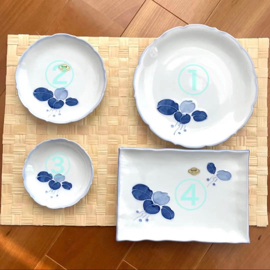 新品　有田焼　七郎右衛門　和食器　14種類　5客セット（全59個）急須　湯呑