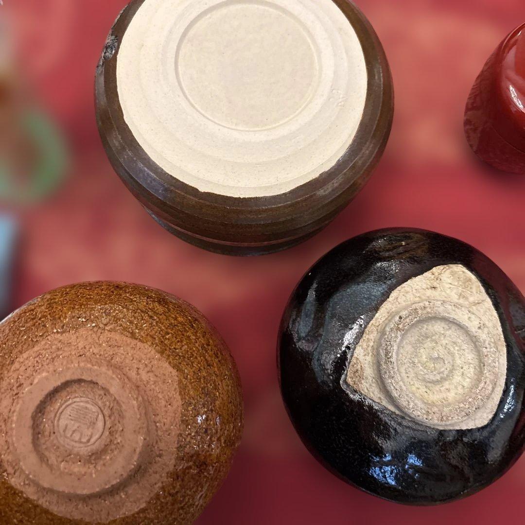 新品未使用❣️茶道具セット 茶碗・茶器6点+茶巾、懐紙2、りゅうさん紙