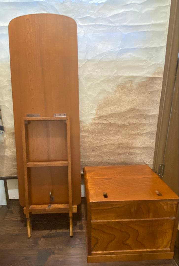 欅ケヤキ　姿鏡台