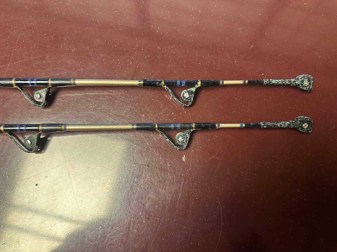 【SHIMANO TIAGRA 50ポンド】トローリングタックル 左右2セット