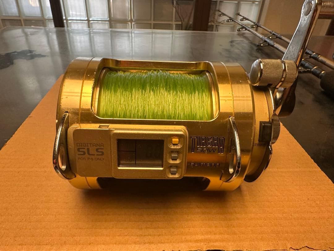 【SHIMANO TIAGRA 50ポンド】トローリングタックル 左右2セット