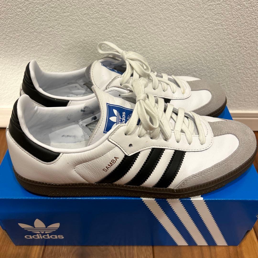 adidas Samba 28.0ホワイト/ブラック/グレー