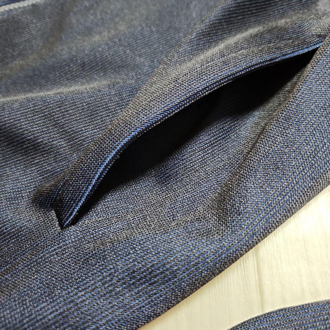 未使用美品☆Rosasen☆ゴルフクォーターゲージブルゾン春秋 L ネイビー