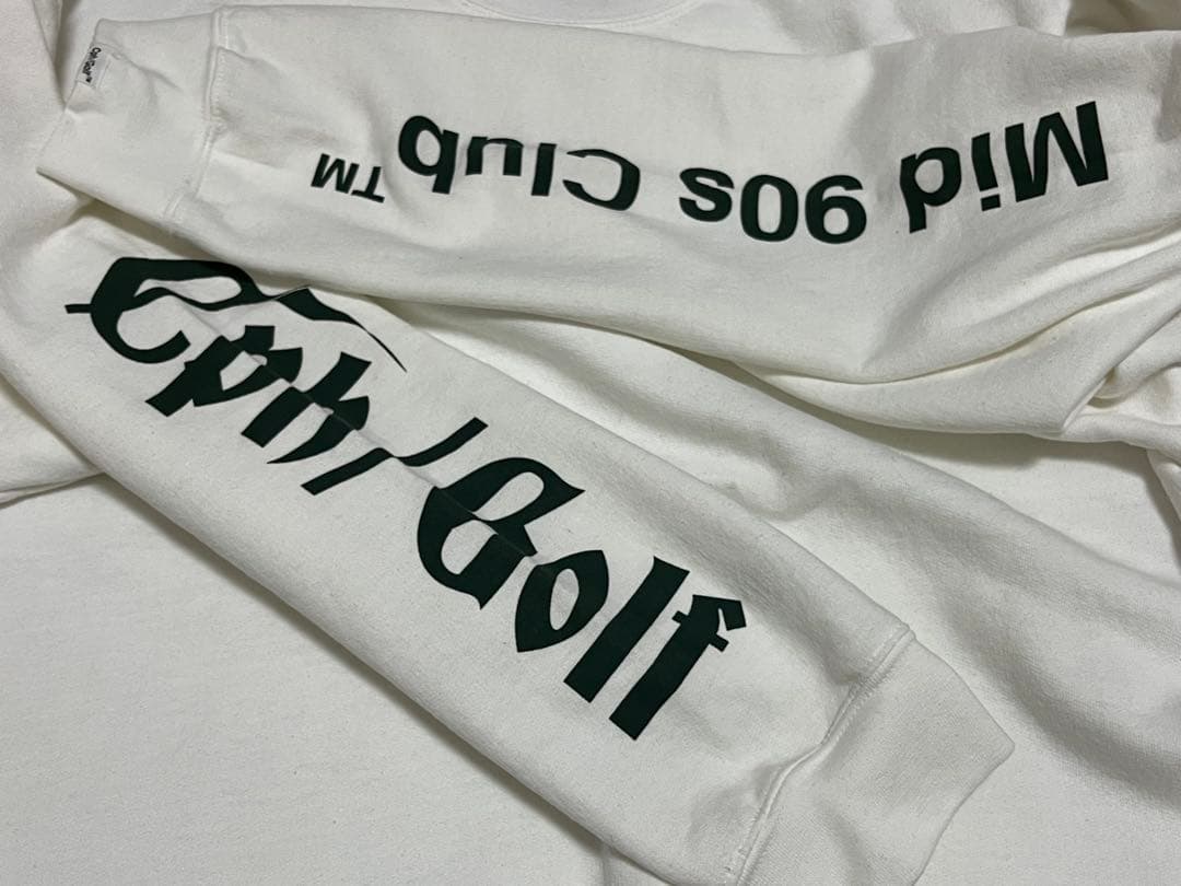 キャプテンズヘルムゴルフ×mid 90s club　トレーナー　/XL　ロゴ　し