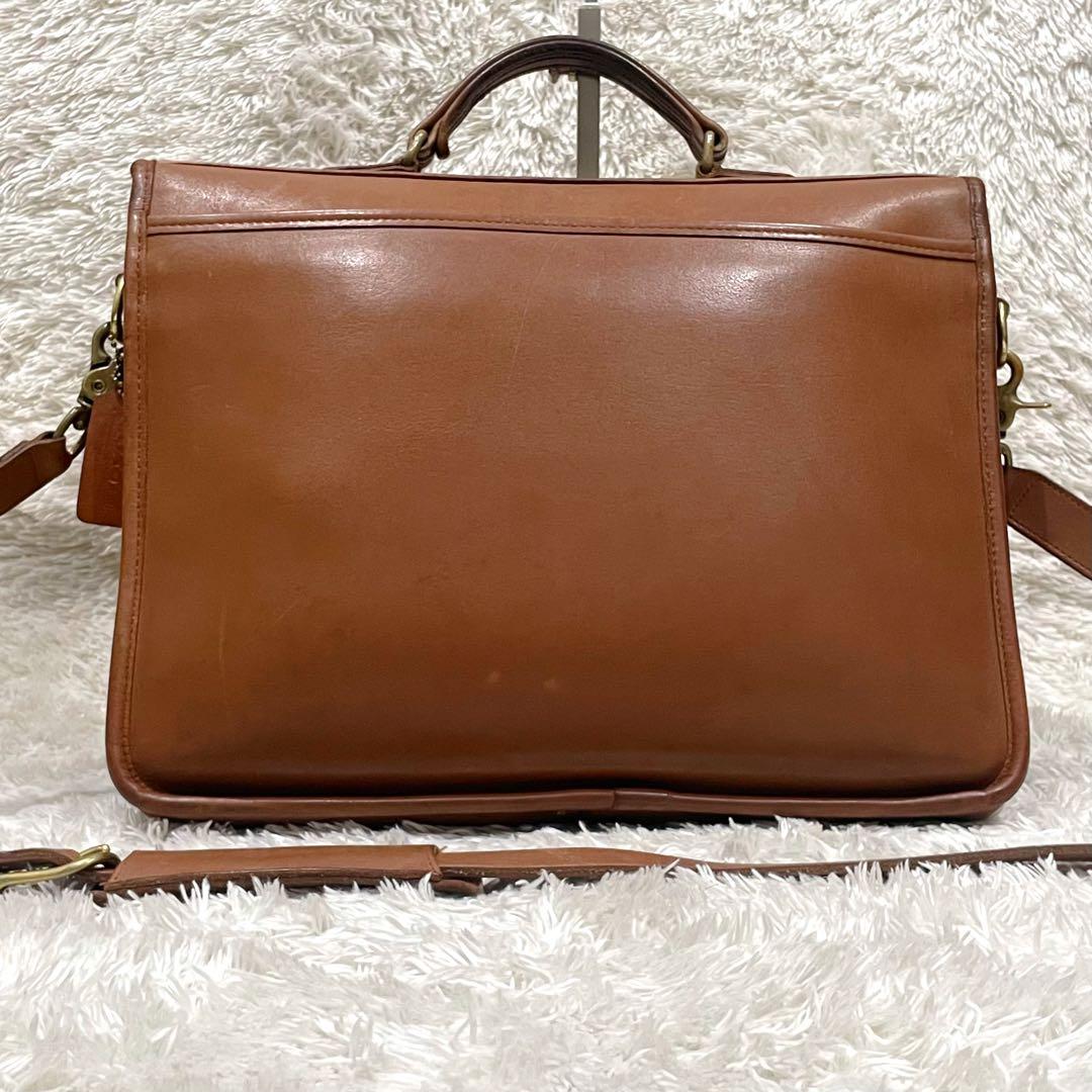美品 コーチ COACH オールドコーチ ターンロック ビジネスバッグ USA製