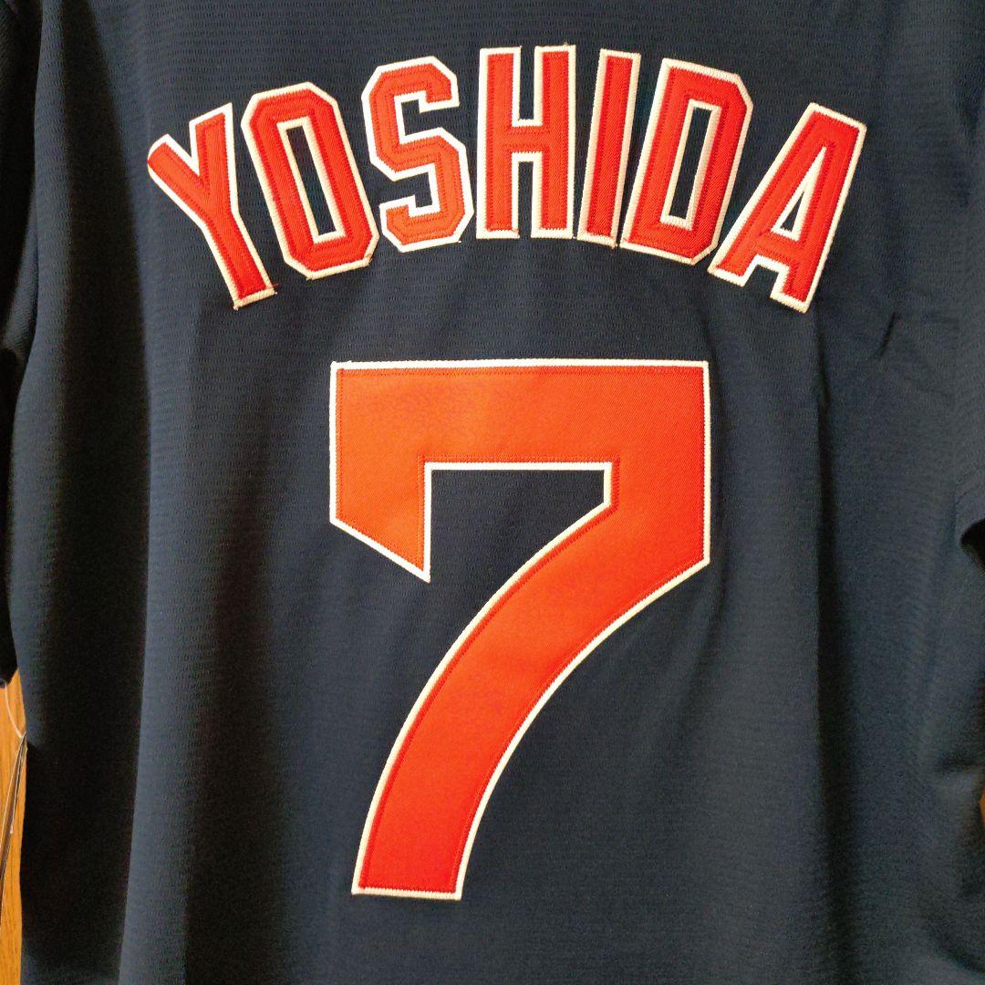 レッドソックス　吉田正尚選手　レプリカユニフォームS　ネイビー