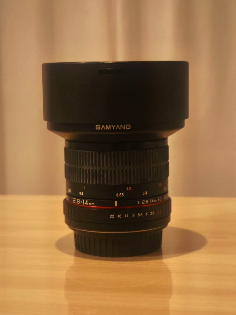 Samyang 14mm F2.8 ED AS IF UMC レンズ サムヤン