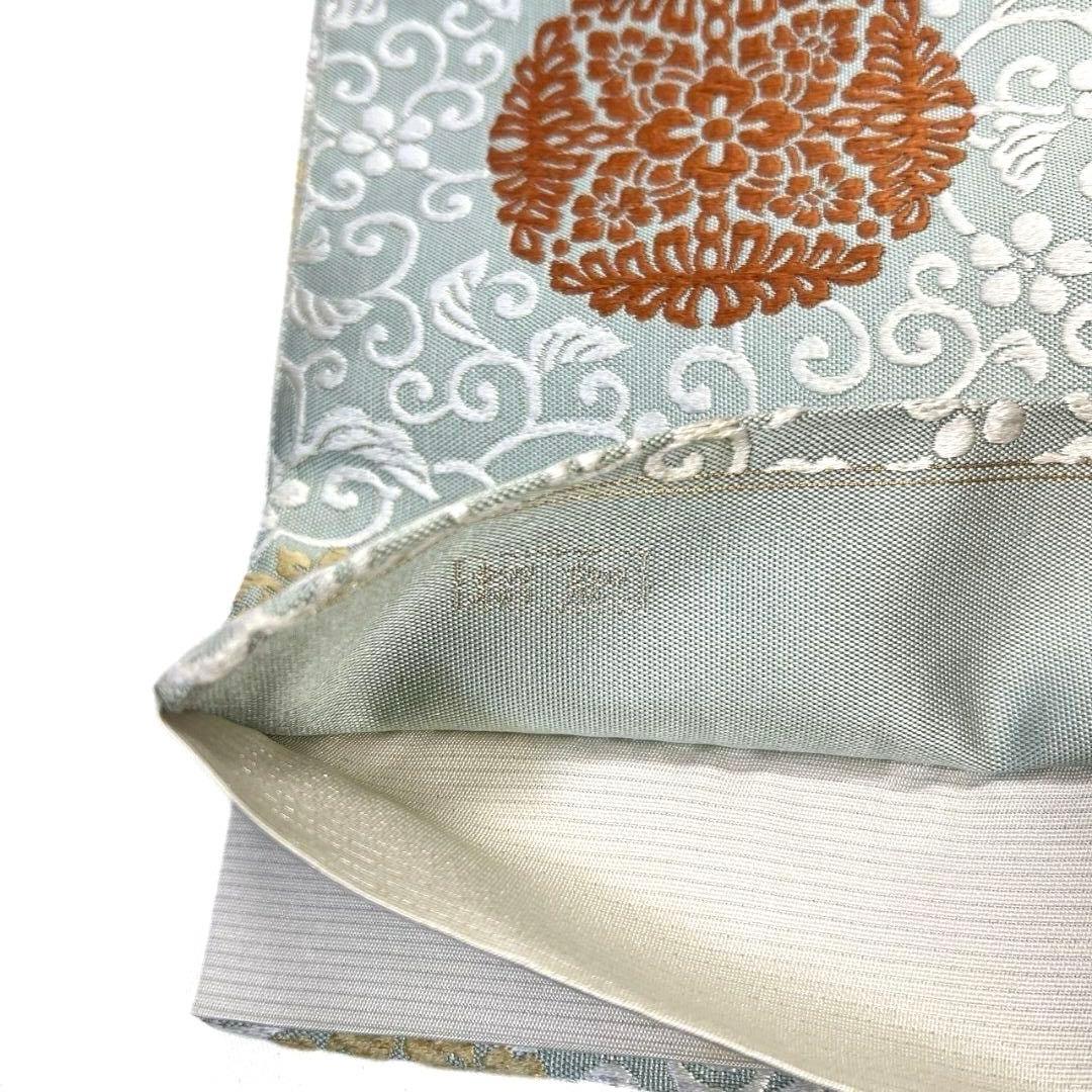 袋帯　唐織　唐花模様　花紋　菖蒲紋　着物　045a p