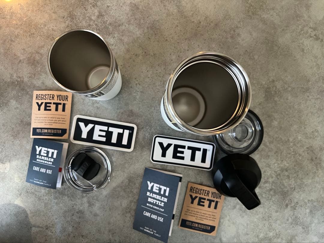 正規品YETI 18ozボトルと10ozタンブラーセット