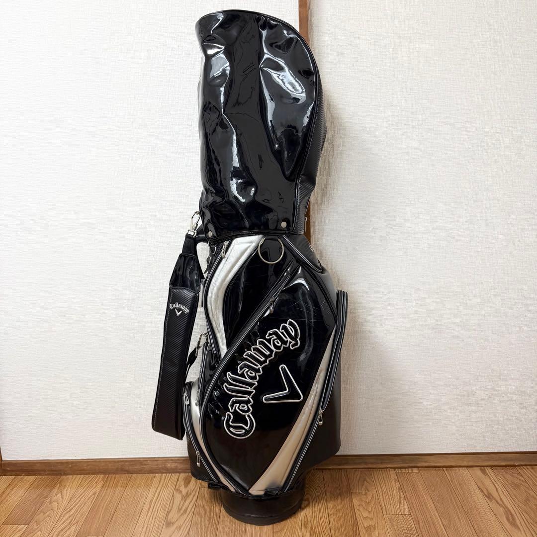 Callaway エナメル製 キャディバッグ 送料無料