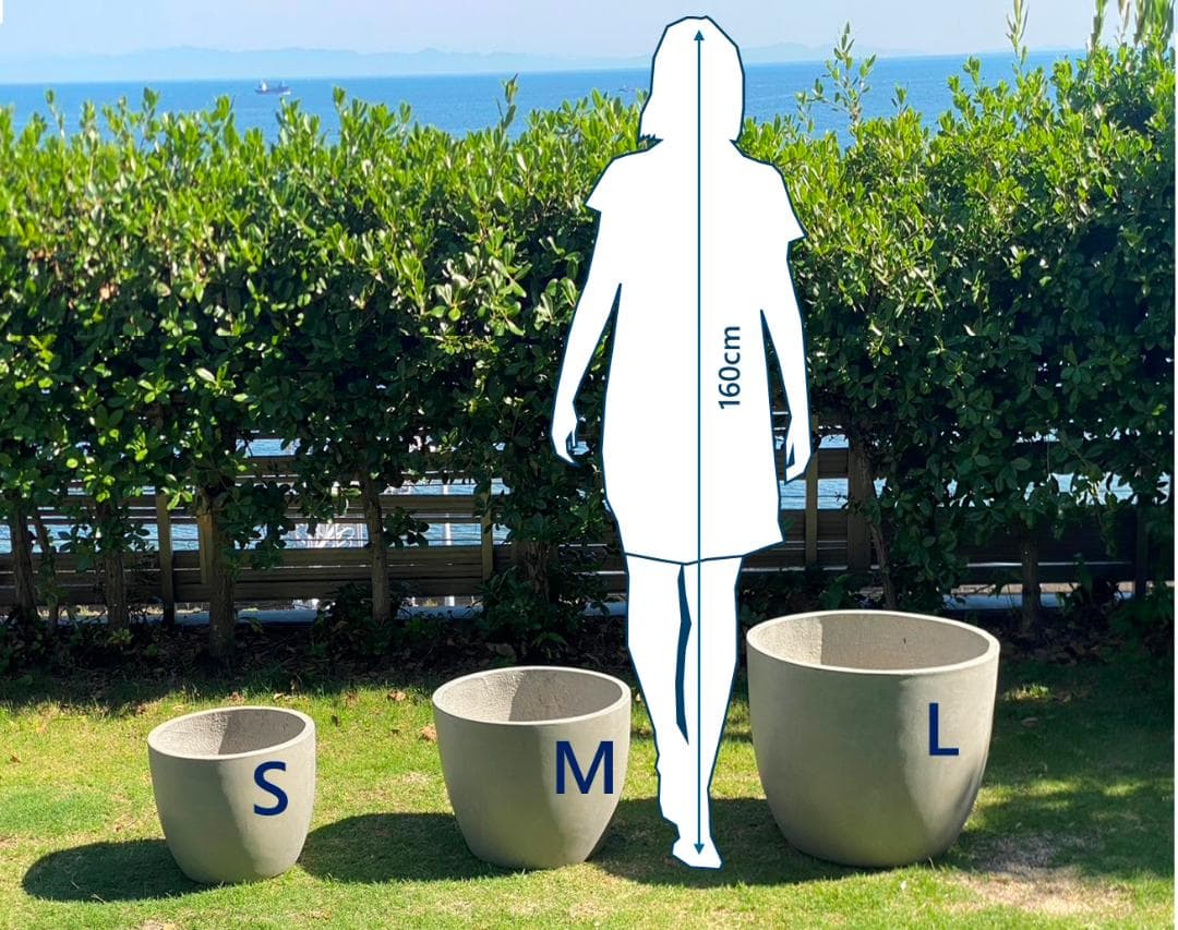 ファイバーセメントポット　Cornwall　コーンウォール