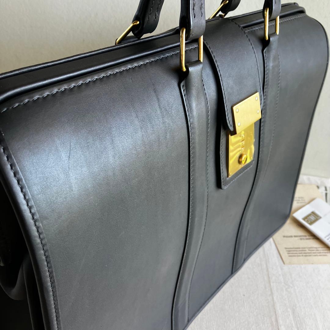 バッグ New Vintage Coach Briefbag Black Leather