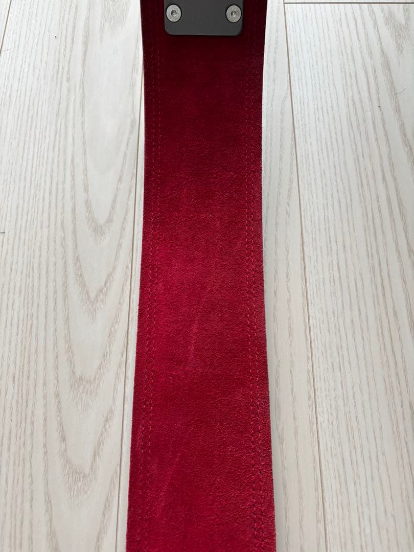 【kun】【使用頻度少】【Sサイズ】SBD パワーベルト ブラック/レッド