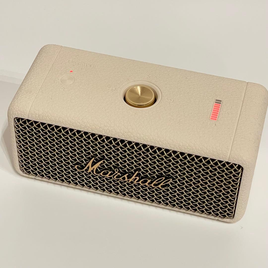 【極美品】Marshall Emberton IIクリーム　ワイヤレススピーカー