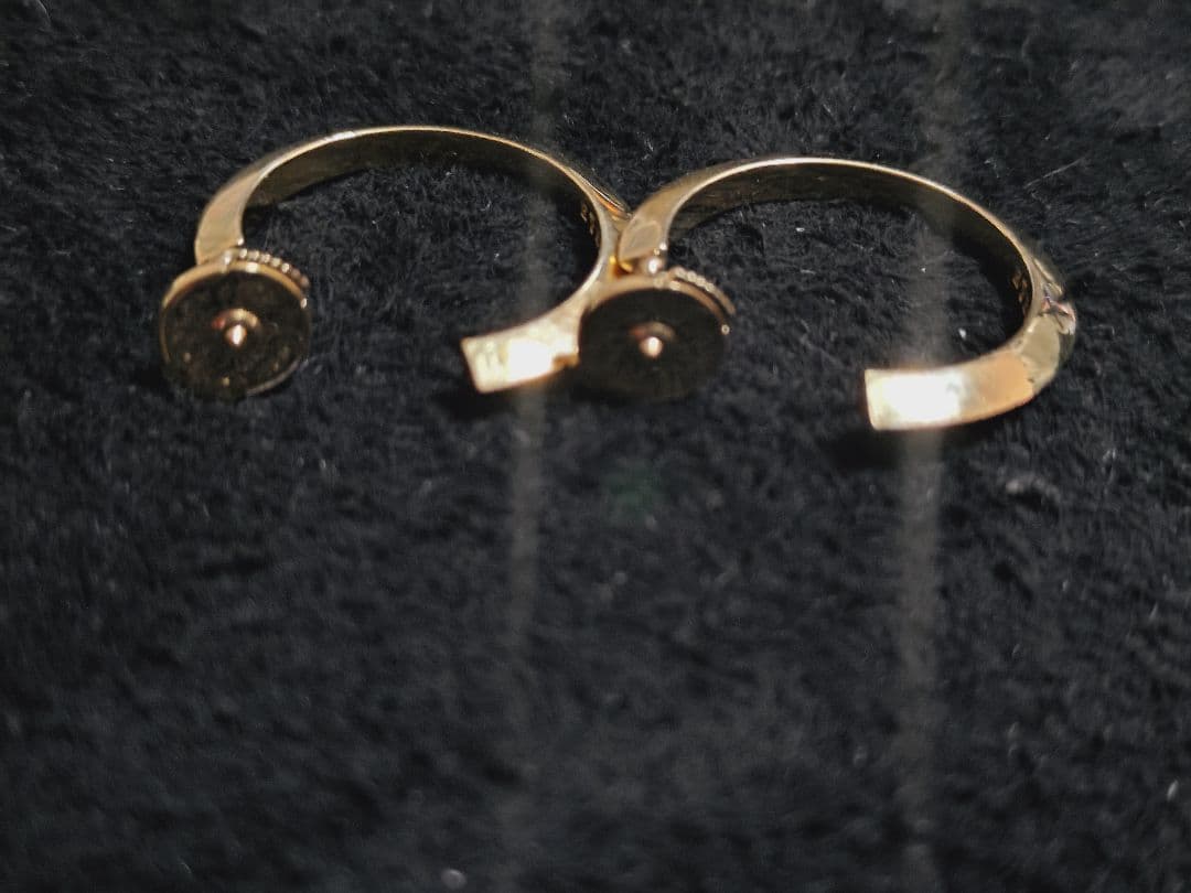 eyefunny ゴールド 金 ピアス フープ 両耳用 750