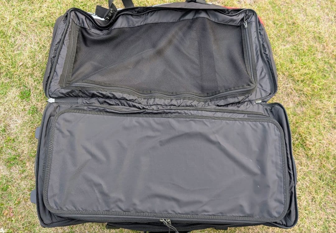 SALOMON 防水袋付き 大型キャリーバッグ スキー スノボー