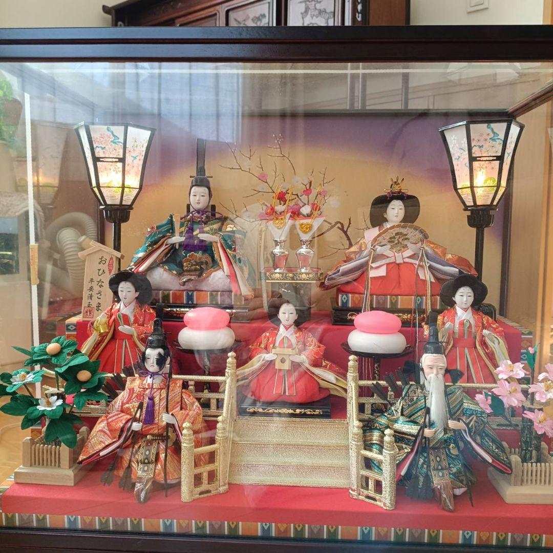 東*父様 値下げしました！】雛人形セット ガラスケース付き