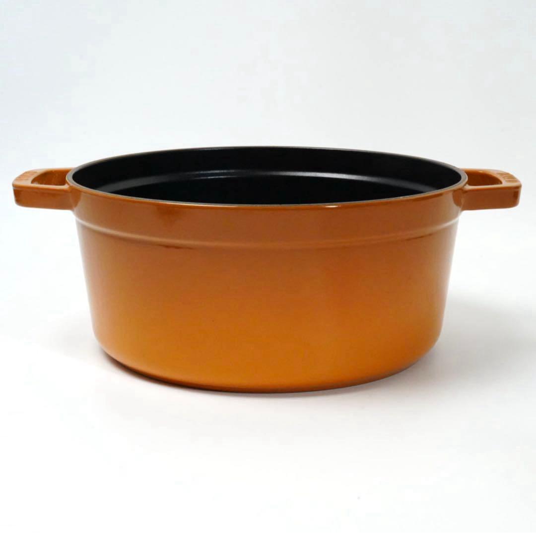 【新品】ストウブ staub ピコココット ラウンド 26cm マスタード